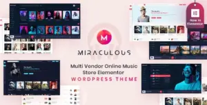 Miraculous Online Music Store WP Theme