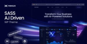 Nexux Saas Landing Page WP Theme