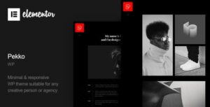 Pekko Minimal Dark WP Theme