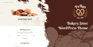 Porus Bakery Store WP Theme