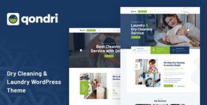 Qondri Dry Cleaning & Laundry Services Theme