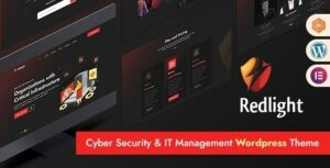 Redlight Cyber Security & IT Management WP Theme