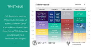 Responsive Timetable for WP