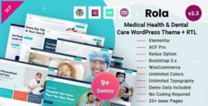 Rola Medical Health & Dental Care WP Theme