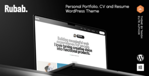 Rubab Personal Portfolio WP Theme