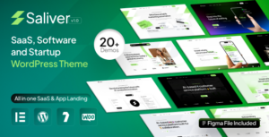 Saliver SaaS & Software Startup Tech WP Theme