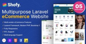 Shofy eCommerce & Multivendor Marketplace Laravel Platform