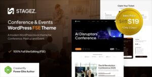 Stagez Conference and Event FSE WP Theme
