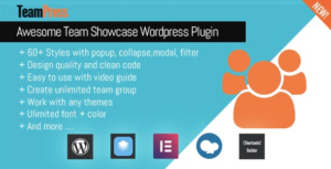TeamPress Team Showcase plugin