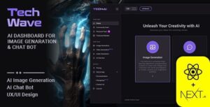 TechWave AI React NextJS Admin Template