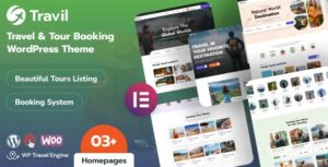 Travil Travel & Tour Booking WP Theme