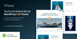 Venessy Yacht Club & Boat Rental WP Theme