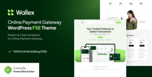 Wallex Online Payment Gateway WP Theme