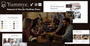 Yummye Restaurant & Wine Bar WP Theme
