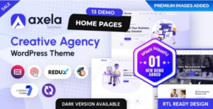 Axela Creative Agency WP Theme