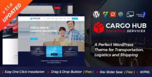 Cargo HUB Transportation and Logistics WP Theme