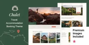 Chalet Travel Accommodation Booking WP Theme