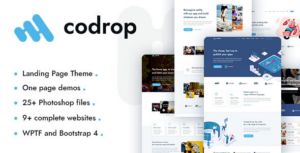 Codrop App Landing Page Theme