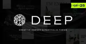 Deep Creative Agency & Portfolio WP Theme