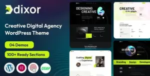 Dixor Creative Digital Agency WP Theme