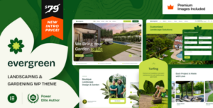 EverGreen Landscaping Gardening WP Theme
