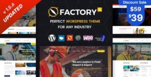 Factory Plus Industry and Construction WP Theme