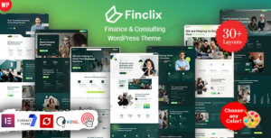 Finclix Finance and Consulting WP Theme