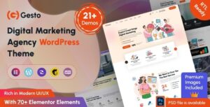 Gesto Digital Marketing Agency WP Theme