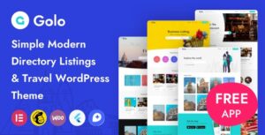 Golo Directory & Listing, Travel WP Theme