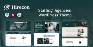 Hirecon Staffing Agencies WP Theme