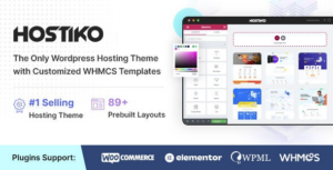Hostiko WP Theme [, Tested]
