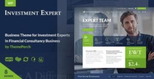 Investment Corporate Business & Finance Theme for Financial Consulting Company or Agency Websites