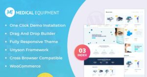 Medical Equipment eCommerce WP Theme