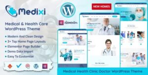Medixi Doctor & Medical Care WP Theme