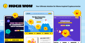 MuchWow Memecoin ICO and Crypto WP Theme