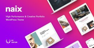 Naix Creative & High Performance Portfolio WP Theme