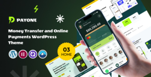 PayOne Money Transfer & Online Payments Theme