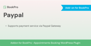 PayPal Payments Standard Add-on for BookPro Plugin