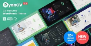 RyanCV Resume-CV-vCard Theme