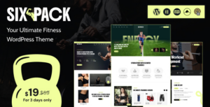 SixPack Gym WP Theme
