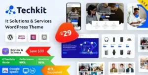 Techkit Technology & IT Solutions WP Theme