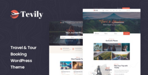 Tevily Travel & Tour Booking WP Theme