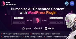 TextHumanizer Humanize AI Content Generator WP Plugin