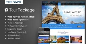 Tour Package WP Travel/Tour Theme