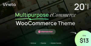 Vineta Multipurpose WooCommerce WP Theme