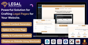 WP Legal Pages Generator Plugin with AI