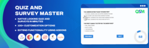 Quiz and Survey Master (QSM) + Addons