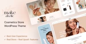 Makeaholic Beauty Cosmetics WP Theme