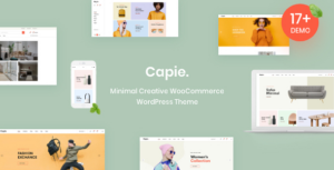 Capie Minimal Creative WooCommerce WP Theme