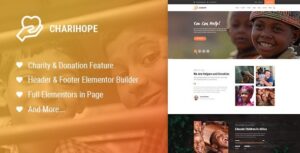 Charihope Charity and Donation WP Theme